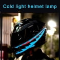 thumbnail image 2 of Motorcycle Helmet Light Shark Strip Led Night Signal Light Stripe Glowing Bar D4O0, 2 of 9