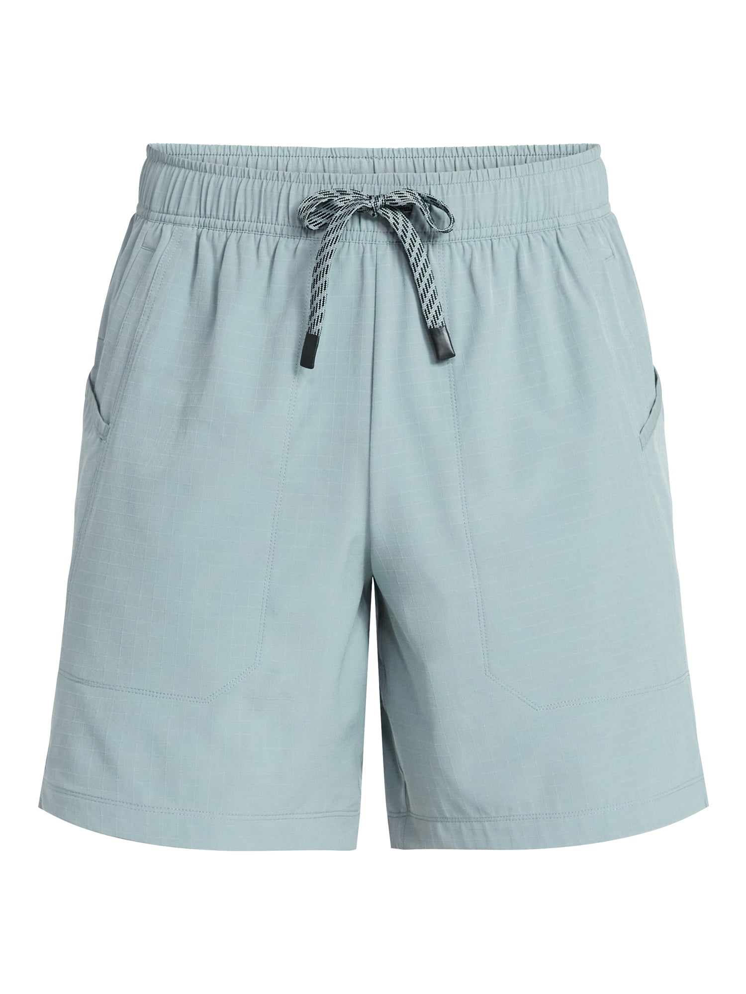 Athletic Works Men's and Big Men's Ripstop Shorts, 7" Inseam, Sizes XS-3XL
