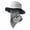 Gray, variant on Sun Hats,6-in-1 Bucket Hat,Breathable Wide Brim Fishing Hat,UPF 50+ UV Protection Bucket Hat with Neck Flap and Removable Face Cover for Fishing Hiking Men Women,Khaki