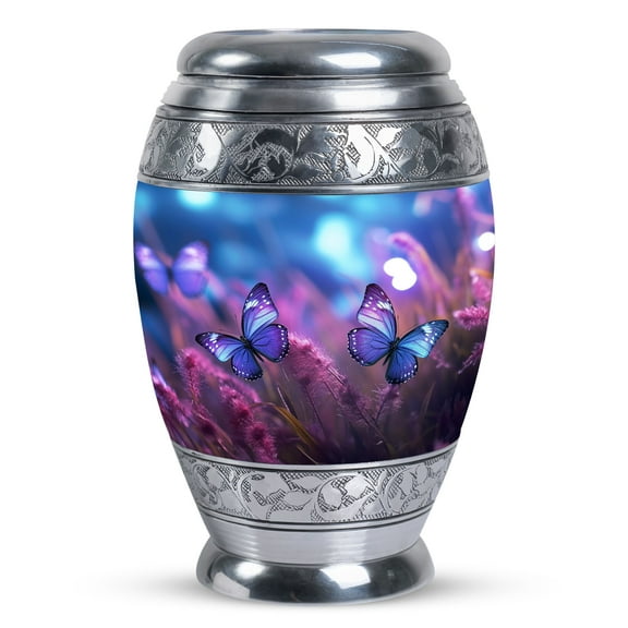 Butterfly Urn For Ashes Adult Male,Dad - Burial Urns For Adult Human Ashes - Large Urns For Female,Mom Ashes - Memorial Urns (Size -10inch) - Urns For Cremation Ashes