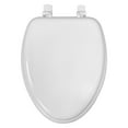 thumbnail image 2 of Mainstays Elongated Toilet Seat in White, 2 of 8