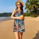 thumbnail image 3 of Fotbe Starry Sky Planet Lollipop Vestido de Verano sin Mangas para Mujer – Vestido Midi Línea A, Estilo Camiseta Floral, Vestido Playero Casual y Fluido, 3 of 7