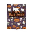 thumbnail image 2 of Halloween Cute Hello Kitty Blanket Kawaii Air Conditioning Blanket Nap Blanket Bed Living Room Blanket 50x60 H-11, 2 of 5