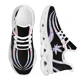 thumbnail image 1 of Zapatillas deportivas de marca para mujer, diseño moderno de hojas de marihuana, zapatos femeninos con estampado 3D, ligeros, con cordones y planos., 1 of 6