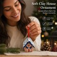 thumbnail image 7 of Christmas Gingerbread House Ornament, Mini House Hanging Ornament, Blue Roof Gingerbread Design for Christmas Tree, Wreath, Garland and Festive Holiday Display, 2.75 Inch, 7 of 7