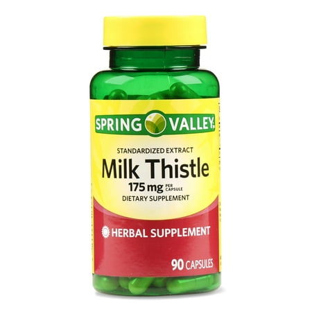 Spring Valley Milk Thistle Extract Capsules, 175 Mg, 90 (Best Milk Thistle Supplement Uk)