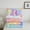 Watercolor R, variant on Erosebridal Cute Unicorn Bedding Sets Twin With Comforter, Initial Printed G Duvet Insert, Rainbow Galaxy Comforter Sets Twin Size, Microfiber Bedroom Decorative,2Pcs Reversible