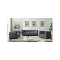 thumbnail image 5 of Meridian Furniture Ravish Grey Velvet Sofa, 5 of 17