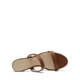 thumbnail image 4 of DREAM PAIRS Women's Two Strap Open Toe Low Block Chunky Heels Sandals Dress Pumps Shoes, 4 of 7