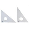 Alvin 12" Fluorescent Professional Acrylic Triangle 30°/60°