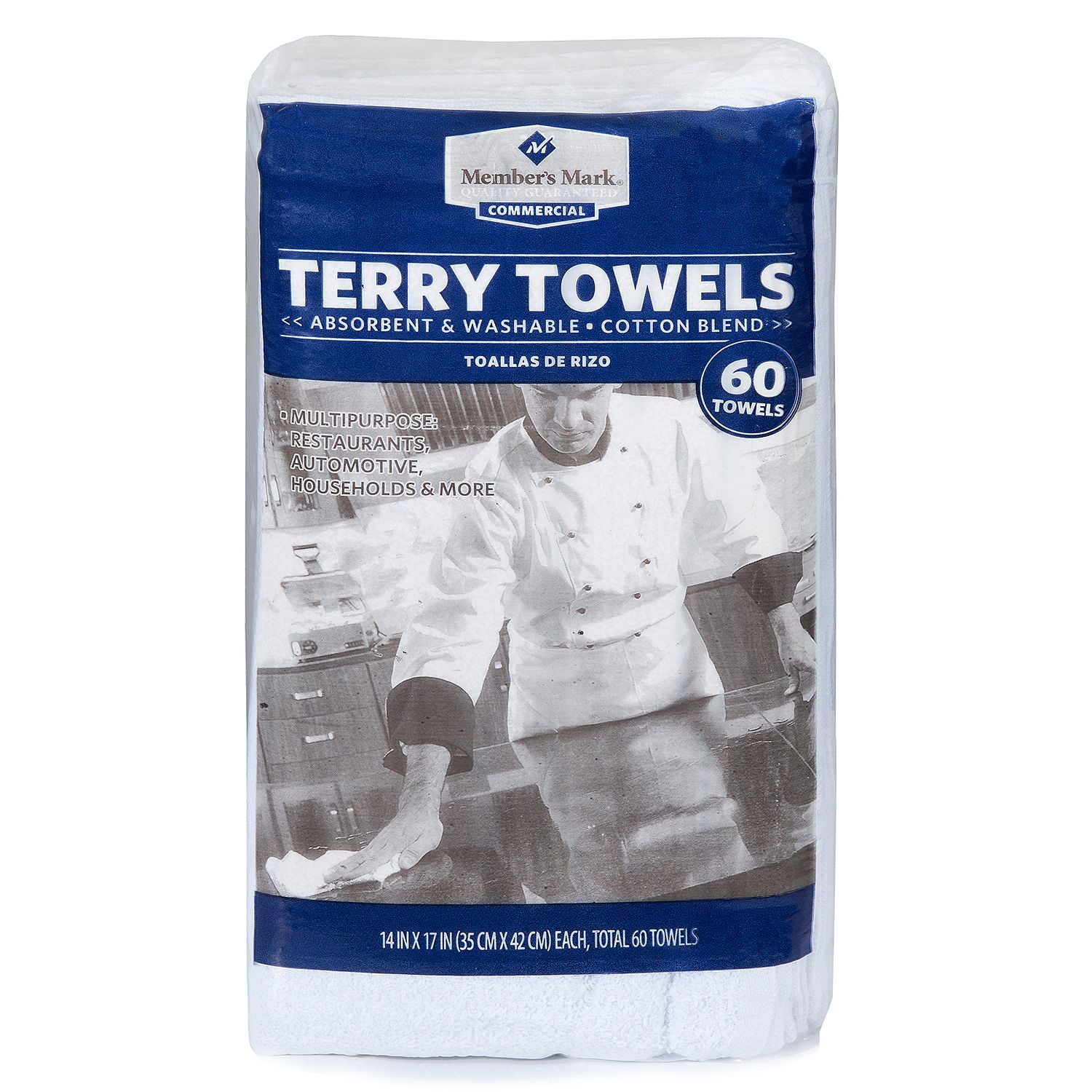Member's Mark Commerical Terry Towel, 60 Ct 