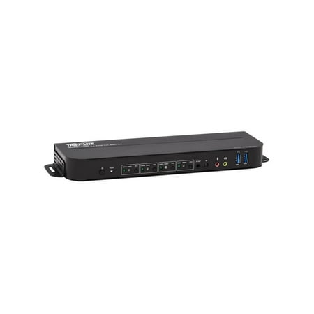 UPC: 0037332255020 | TRIPP LITE B005-DPUA4 4-Port DisplayPort/USB KVM Switch – 4K 60 Hz HDR HDCP 2.2 IR DP 1.4 USB Sharing