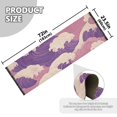thumbnail image 5 of Yayeee Runner Rug for Bedroom 2'x6' Machine Washable Hallway Non Slip Mat, Purple Wave Pattern, 5 of 8