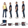 thumbnail image 5 of Plantillas para aumentar la altura Air Taller Cushion Plantillas para zapatos 4 capas Inserto en el talón para hombres 4 capas, 5 of 5