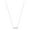 Colorname Misc: White, variant on 14k Yellow Gold Side-ways Mini Infinity Necklace Cable Chain - 1.8 Grams - 18 Inch