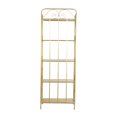 thumbnail image 4 of DecMode 13"W, 67"H Metal Glam Bakers Rack, Gold, 1-Piece, 4 of 9