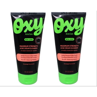 Oxy Maximum Strength Acne Cream Cleanser 10% Benzoyl Peroxide Acne