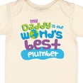thumbnail image 4 of Inktastic Daddy Worlds Best Plumber Boys or Girls Baby Bodysuit, 4 of 5