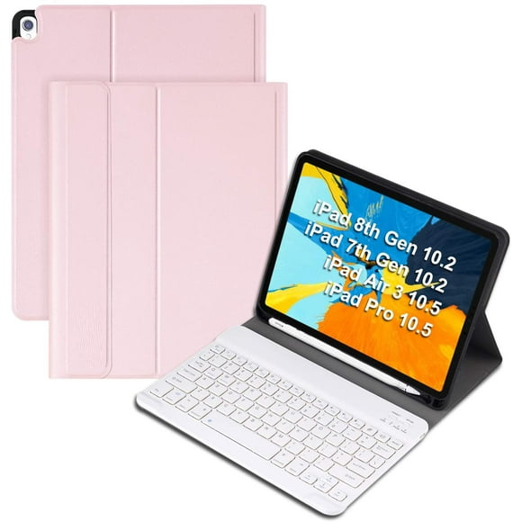 YMXuan iPad 10.2 8th Generation 2020/7th Gen 2019 Case with Keyboard for iPad Air 3(3rd Gen)10.5" 2019/iPad Pro 10.5
