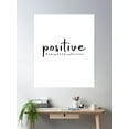 thumbnail image 2 of Positive Mom Wife Doctor Poster Wall Art, Modern Wall Decor, 8x12 UNFRAMED, 2 of 3