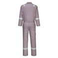 thumbnail image 4 of Portwest C814 Iona Lightweight Reflective Cotton Coverall Gray, Large, 4 of 5