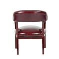 thumbnail image 6 of Boss Office Products Burgundy Ivy League Executive Captains Chair, 6 of 9