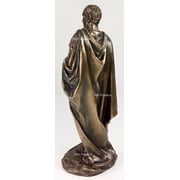 Gaius Julius Caesar in Roman Military Uniform Statue Bronze Finish