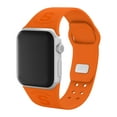 thumbnail image 3 of Syracuse Engraved Silicone Unisex Watch Band for Apple Watch - 42/44/45/49mm(46mm Series 10/11) Orange by Affinity Bands, 3 of 4