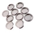thumbnail image 1 of 10 Pcs 53mm Acier Inoxydable Rond Couverture de Ventilation pour Armoire, 1 of 8