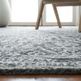 thumbnail image 4 of SAFAVIEH Marquee Jone Medallion Runner Rug, Black/Ivory, 2'6" x 8', 4 of 8
