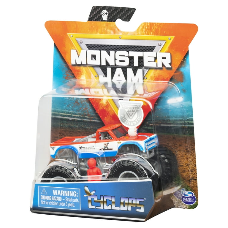 Monster Jam Cyclops Die-Cast Monster Truck 1:64 Scale with
