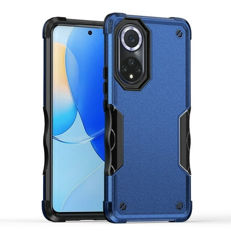 Shoppingbox Case for Huawei Nova 9/Honor 50,Ultra Thin Hybrid Case Shockproof Tough Protective Phone Cover - Blue