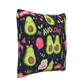 thumbnail image 2 of Bingfone Avocado Love Linen Throw Pillow Covers Cushion Case Pocket Button Vintage Farmhouse Pillowcase for Sofa Couch Bed 18"x18", 2 of 9
