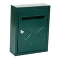 thumbnail image 3 of Buzón de correo BLESIY con cerradura para montaje en pared Verde profundo 7,8 x 3 x 10 pulgadas, 3 of 8