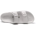 thumbnail image 2 of Men's Women's EVA Flat Sandals Adjustable Double Buckle Rubber Slide Sandals, 2 of 14