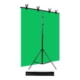 thumbnail image 1 of Runquan Green Screen Backdrop Stand Kit Photo Backdrop Stand for Gaming Photography A, 1 of 8