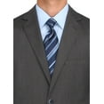 thumbnail image 3 of DTI BB Signature Men's Suit 2 Button 2 Piece Jacket Plaid Pant Modern Fit Suits Gray, 3 of 3