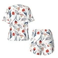 thumbnail image 5 of Xecao Tulips Flowers print Swimsuit for women, Summer-ready, sporty style.Quick-dry fabric. Many sizes & colors., 5 of 9
