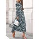thumbnail image 4 of Vestido PRETTYGARDEN 2025 Floral Maxi de Manga Larga Talle M, 4 of 8