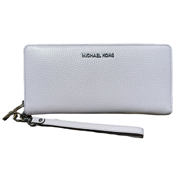 Michael Kors Jet Set Large Continental Wristlet Pebbled Leather