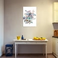 thumbnail image 4 of ZHONGYUTONG Dragonfly Canvas Wall Art for Bathroom Watercolor Dragonfly Pictures Wall Decor Home Painting Framed (12.00" x 18.00"), 4 of 5