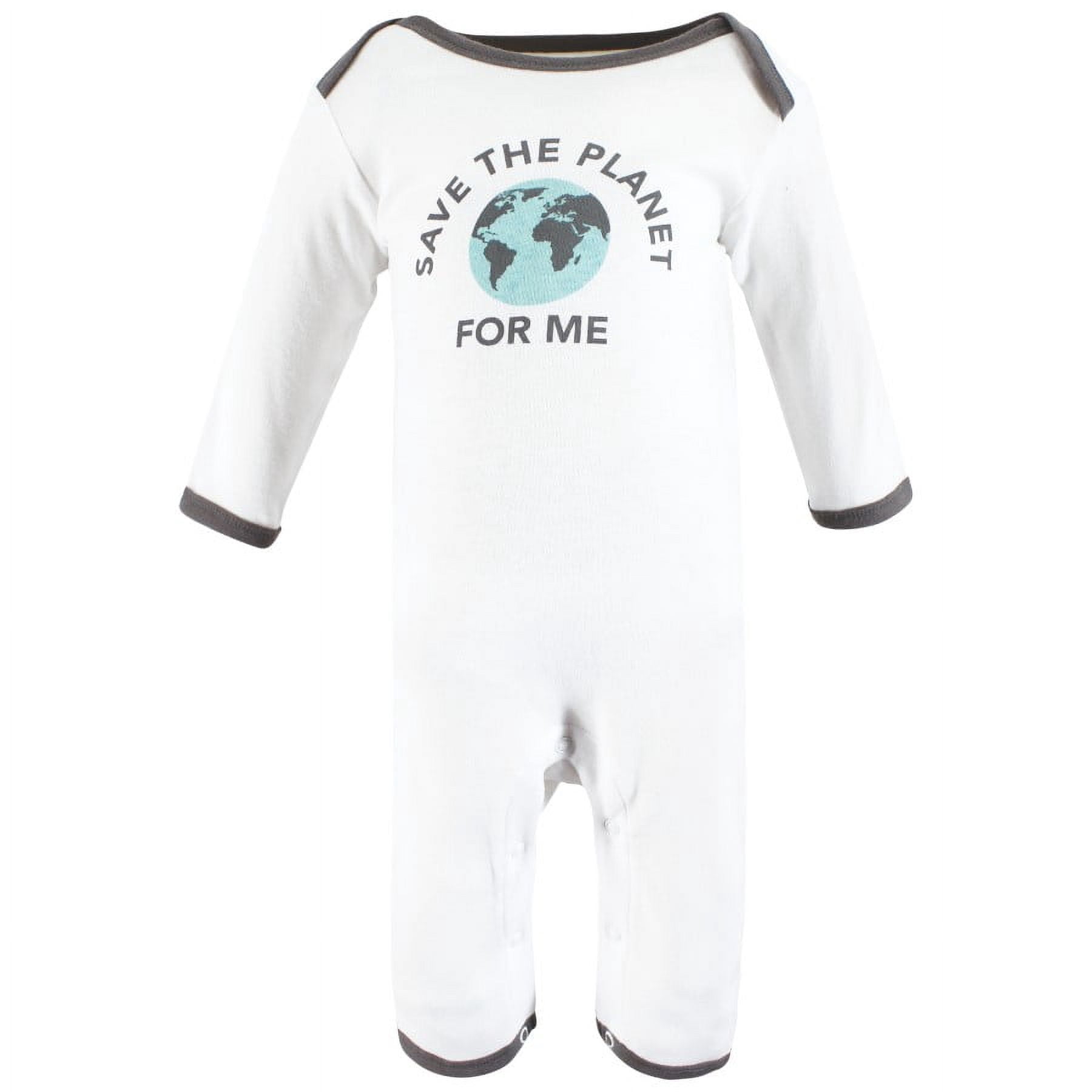 Touched by Nature Unisex Baby Organic Cotton Coveralls, Nature Baby, 6-9 Months