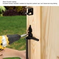 thumbnail image 4 of Gate Cane Bolt, Gate Drop Rod Erosion Resistant 2 Set 12 Inch Heavy Duty User Friendly  for Garden, 4 of 7