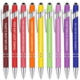 thumbnail image 1 of 10 BolíGrafos de Oficina, BolíGrafos Divertidos, BolíGrafos SarcáSticos Desmotivadores, BolíGrafos Macaron Touch Stylus para Oficina, Color Negro, 1 of 5