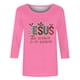 thumbnail image 4 of Awdenio - Blusas de manga larga para mujer, liquidación, moda juvenil, estampado navideño, camiseta holgada, mangas 3/4, blusa, cuello redondo, blusas casuales, 4 of 4