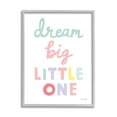 thumbnail image 5 of Stupell Industries Dream Big Little One Phrase Children's Pastel Typography, 16 x 20,Design by Ann Kelle, 5 of 5