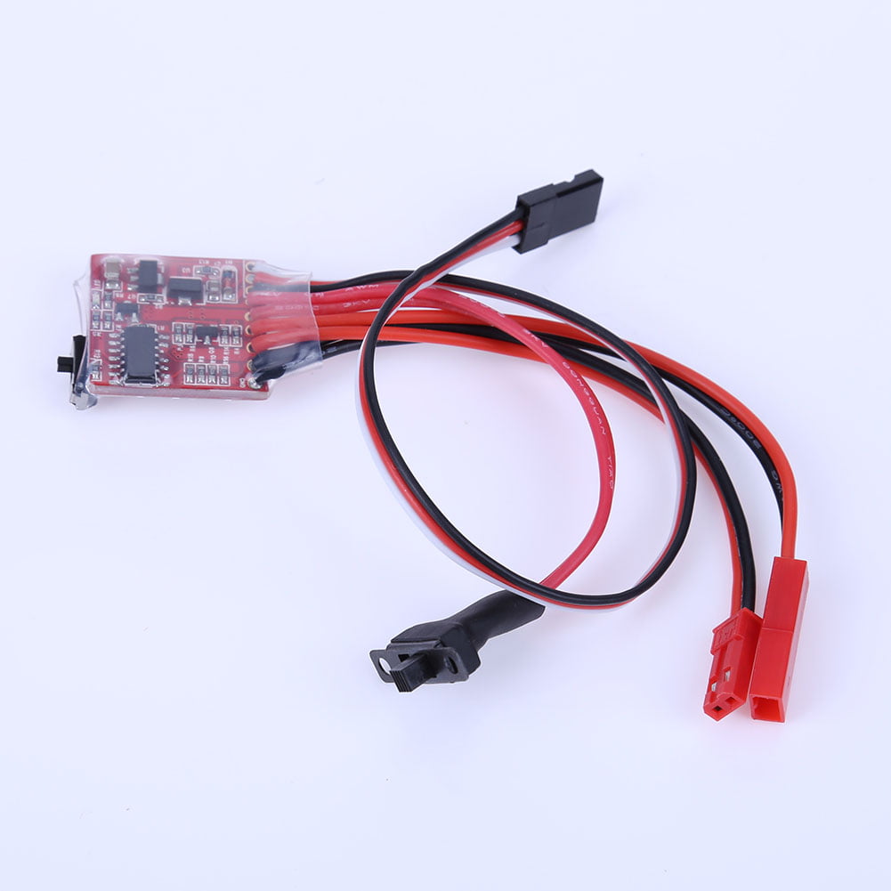 Hobbypower RC 20A ESC Brushed Motor Speed Controller for RC Car Boat W/O Brake