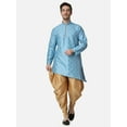 thumbnail image 2 of Mens Desginer Silk Blend Printed Indian Bollywood Ethnic Wear Kurta Harems, 2 of 5