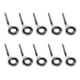 thumbnail image 1 of 10 Unids Guías de Cañas Pescar Punta Reparación Varilla Punta Pieza de Mantenimiento Acero Inoxidable , Blanco 8 Macarena Guías de caña de pescar, 1 of 8