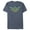 Navy Blue Heather, variant on Men's Nintendo Legend of Zelda Natural Triforce Graphic Tee Charcoal Heather Small
